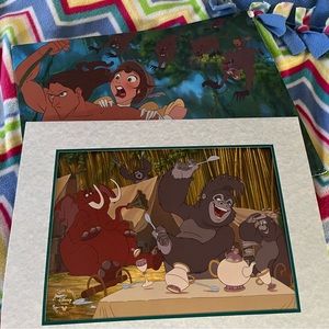 Tarzan Disney Store Exclusive Lithograph Portfolio 2000 14x11"